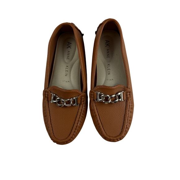 Anne Klein Women's Chrystie Moccasin Cognac 8.5M - Picture 1 of 4